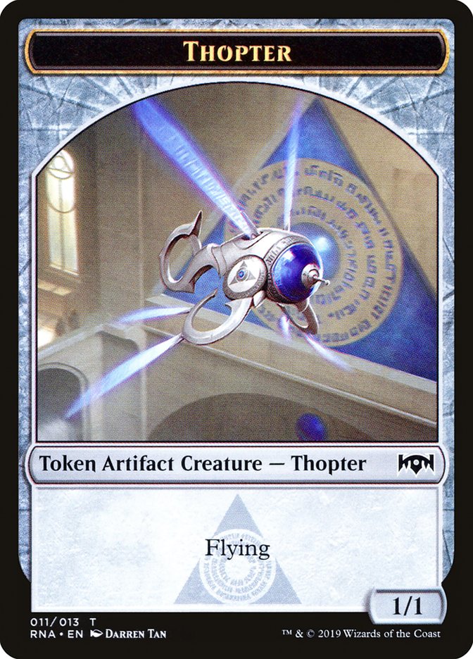 Bird // Thopter Double-sided Token [Ravnica Allegiance Guild Kit Tokens]