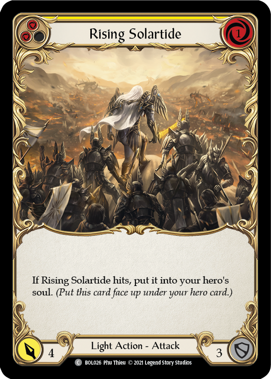 Rising Solartide [BOL026] (Monarch Boltyn Blitz Deck)