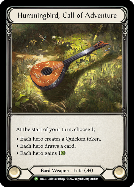 Hummingbird, Call of Adventure [FAB094] (Promo)  Cold Foil