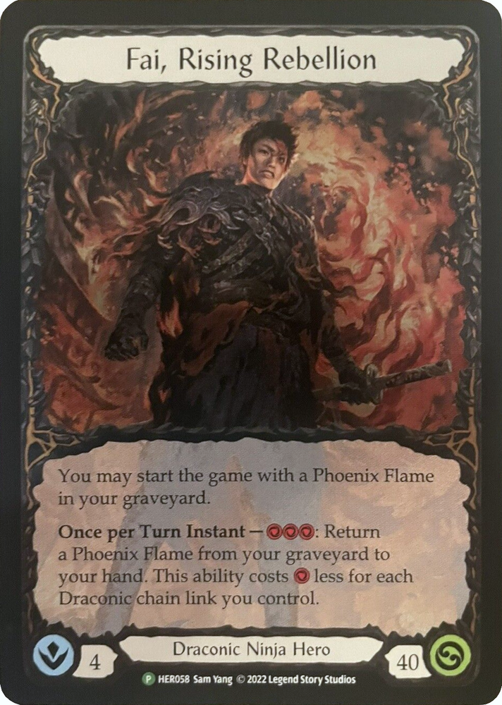 Fai, Rising Rebellion [HER058] (Promo)  Cold Foil
