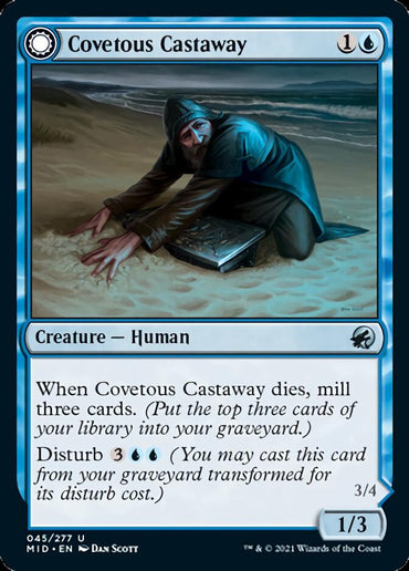 Covetous Castaway // Ghostly Castigator [Innistrad: Midnight Hunt]