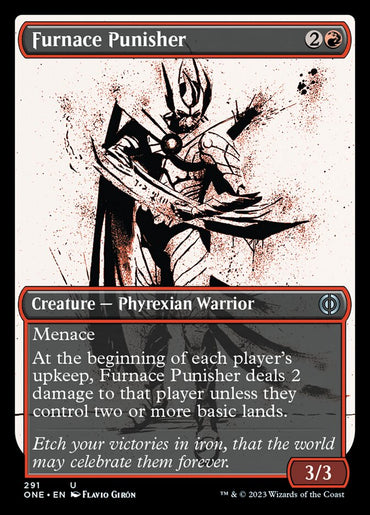 Furnace Punisher (Showcase Ichor) [Phyrexia: All Will Be One]