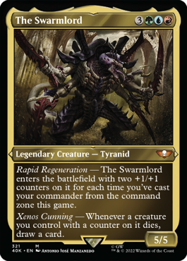 The Swarmlord (Display Commander) (Surge Foil) [Universes Beyond: Warhammer 40,000]