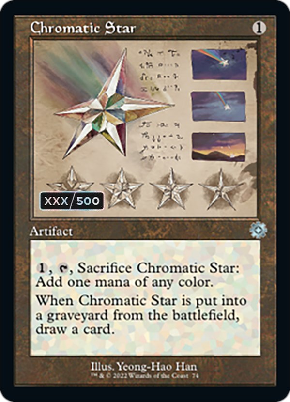 Chromatic Star (Retro Schematic) (Serial Numbered) [The Brothers' War Retro Artifacts]