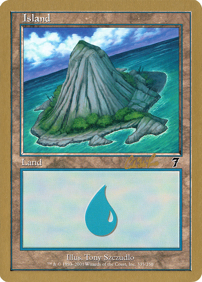 Island (cr335b) (Carlos Romao) [World Championship Decks 2002]