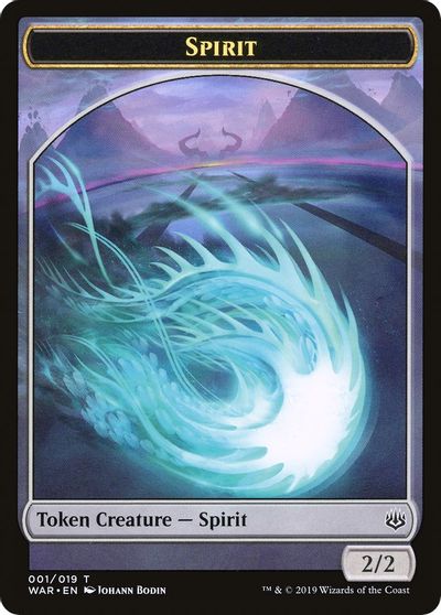 Dragon // Spirit Double-sided Token [Challenger Decks 2020 Tokens]