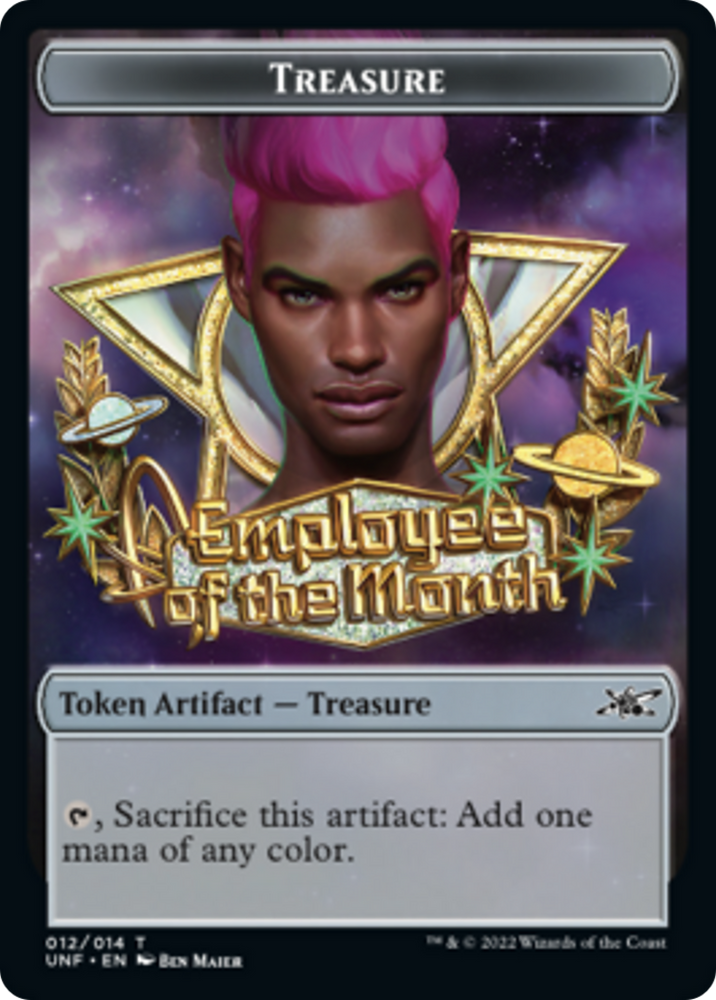 Cat // Treasure (12) Double-sided Token [Unfinity Tokens]