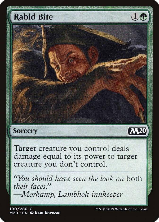 Rabid Bite [Core Set 2020]