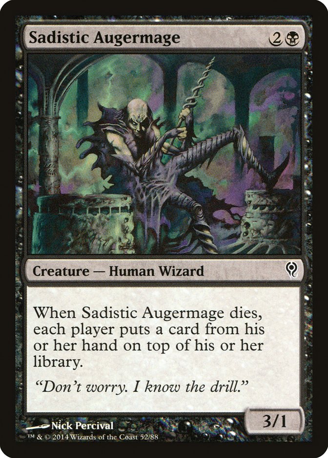 Sadistic Augermage [Duel Decks: Jace vs. Vraska]