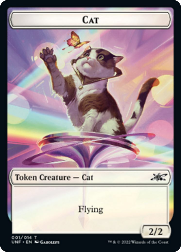 Cat // Balloon Double-sided Token [Unfinity Tokens]