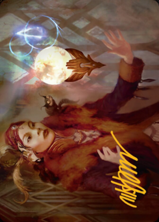 Misfortune Teller Art Card (Gold-Stamped Signature) [Streets of New Capenna Art Series]