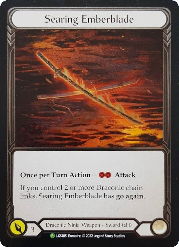 Searing Emberblade [LGS105] (Promo)  Cold Foil