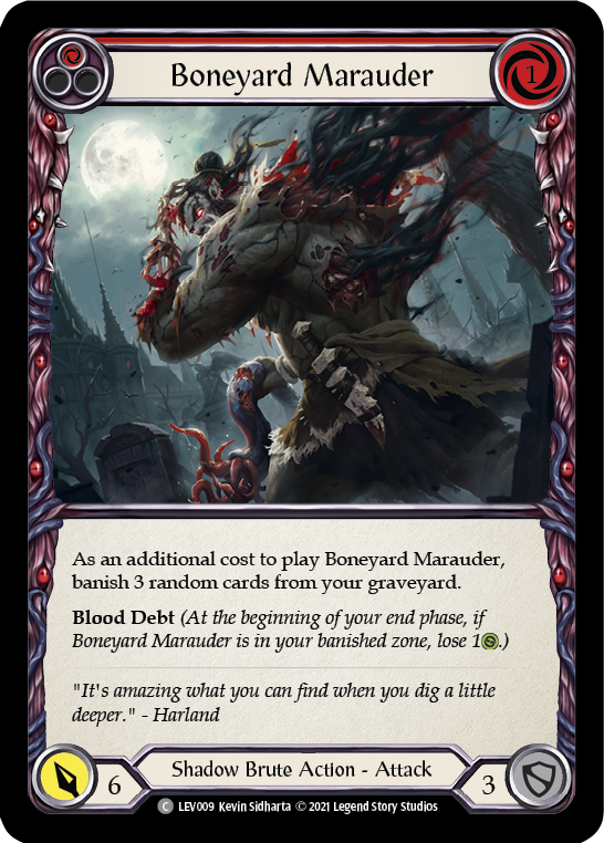 Boneyard Marauder [LEV009] (Monarch Levia Blitz Deck)