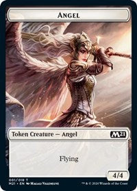 Angel // Demon Double-sided Token [Core Set 2021 Tokens]