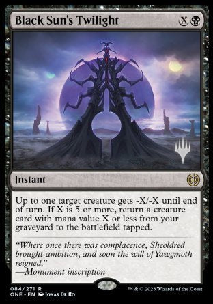 Black Sun's Twilight (Promo Pack) [Phyrexia: All Will Be One Promos]