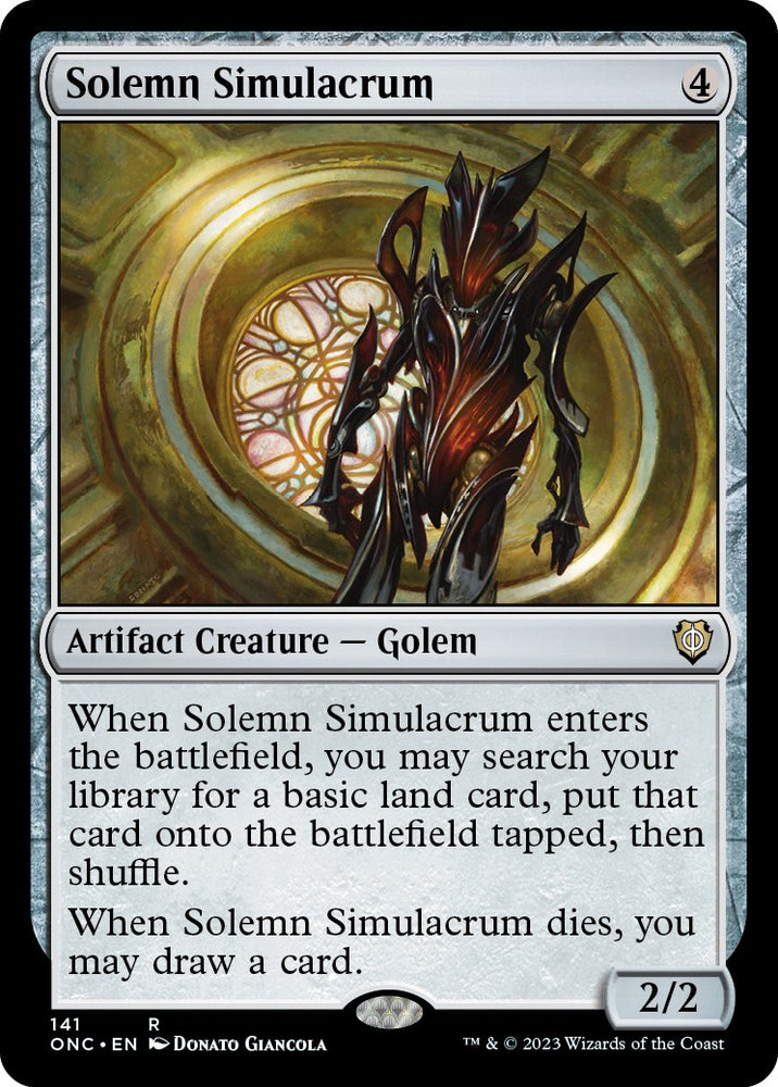 Solemn Simulacrum [Phyrexia: All Will Be One Commander]