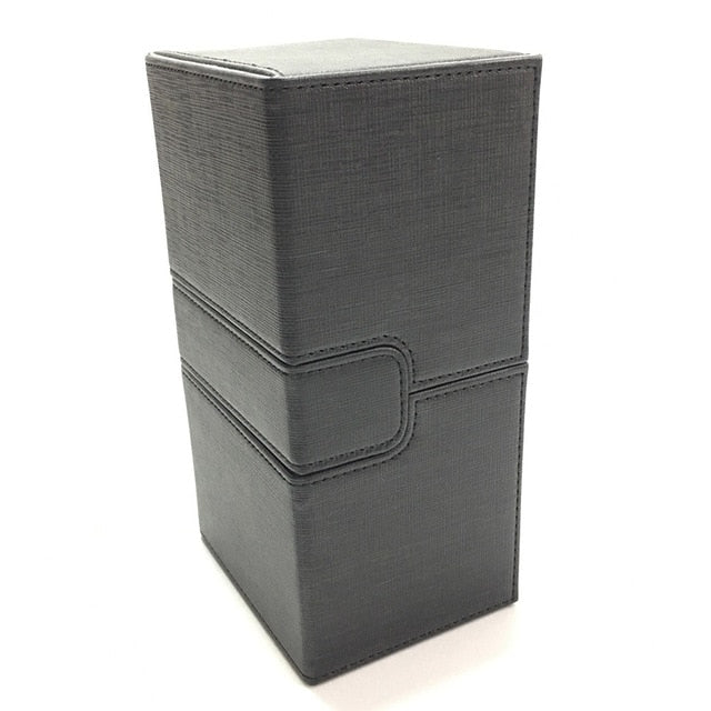 Extra Large Deck box for Trading cards Storage, Board game cards case card box/container Cards Deck Box Deck case: Black, Green